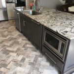 Herringbone Tile Floor