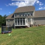 Yard with Screened in Porch Addition