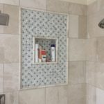 Custom Inset Tile in Shower