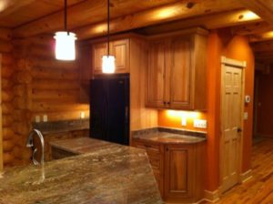 Log Home Kitchen 3