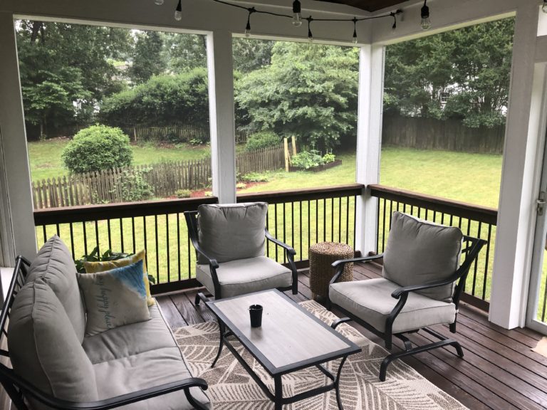 New Screened Porch Greensboro
