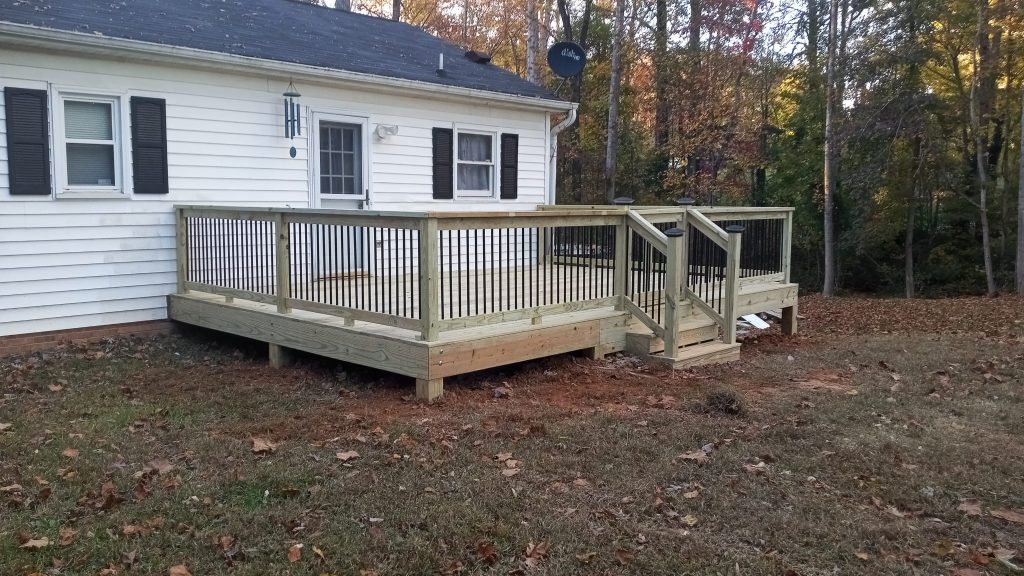 Corner of Decking