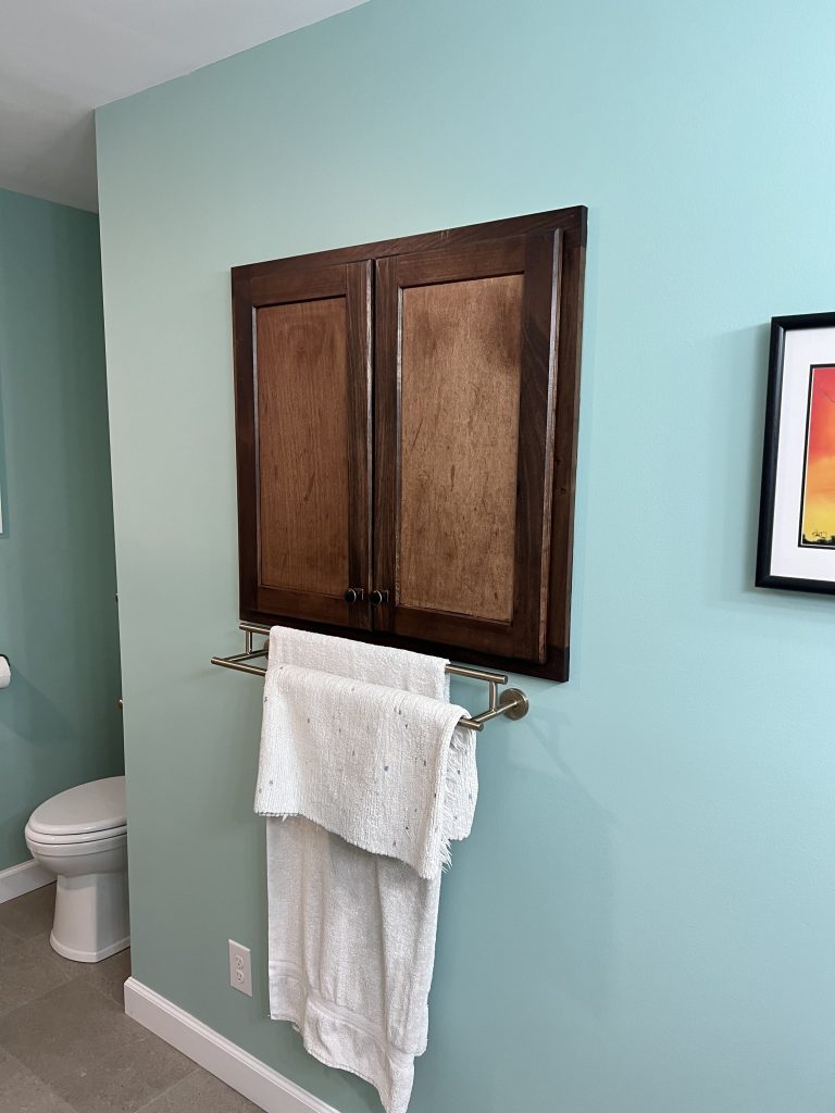 Built in cabinet mount